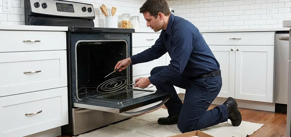 Oven Lower Heating Element Replacement in Cambridge