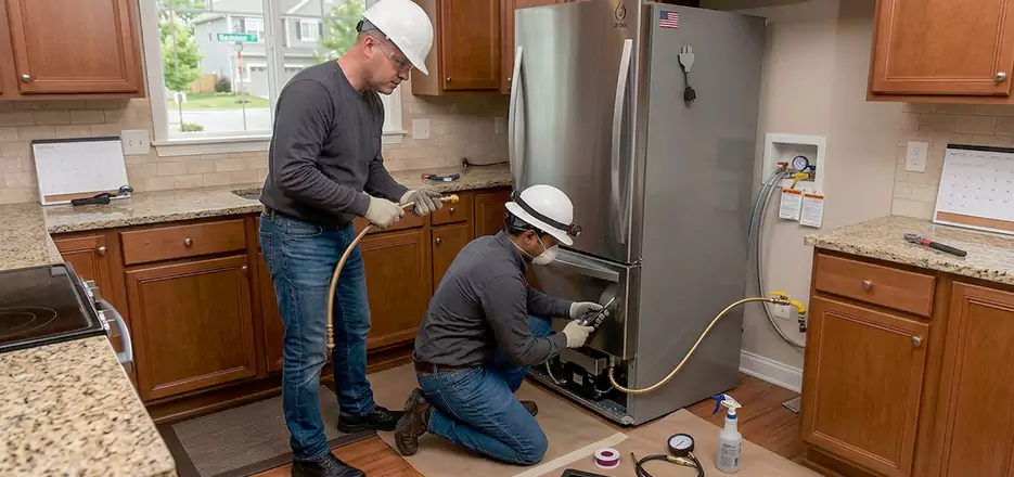 Propane Refrigerator Installation in Cambridge